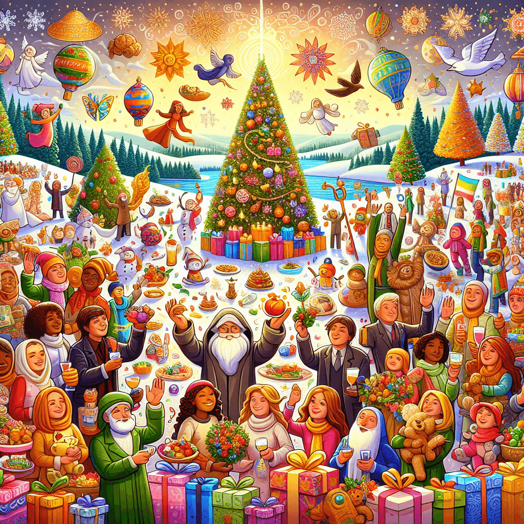 Whimsical Holiday Festivities Paint By Numbers Kits