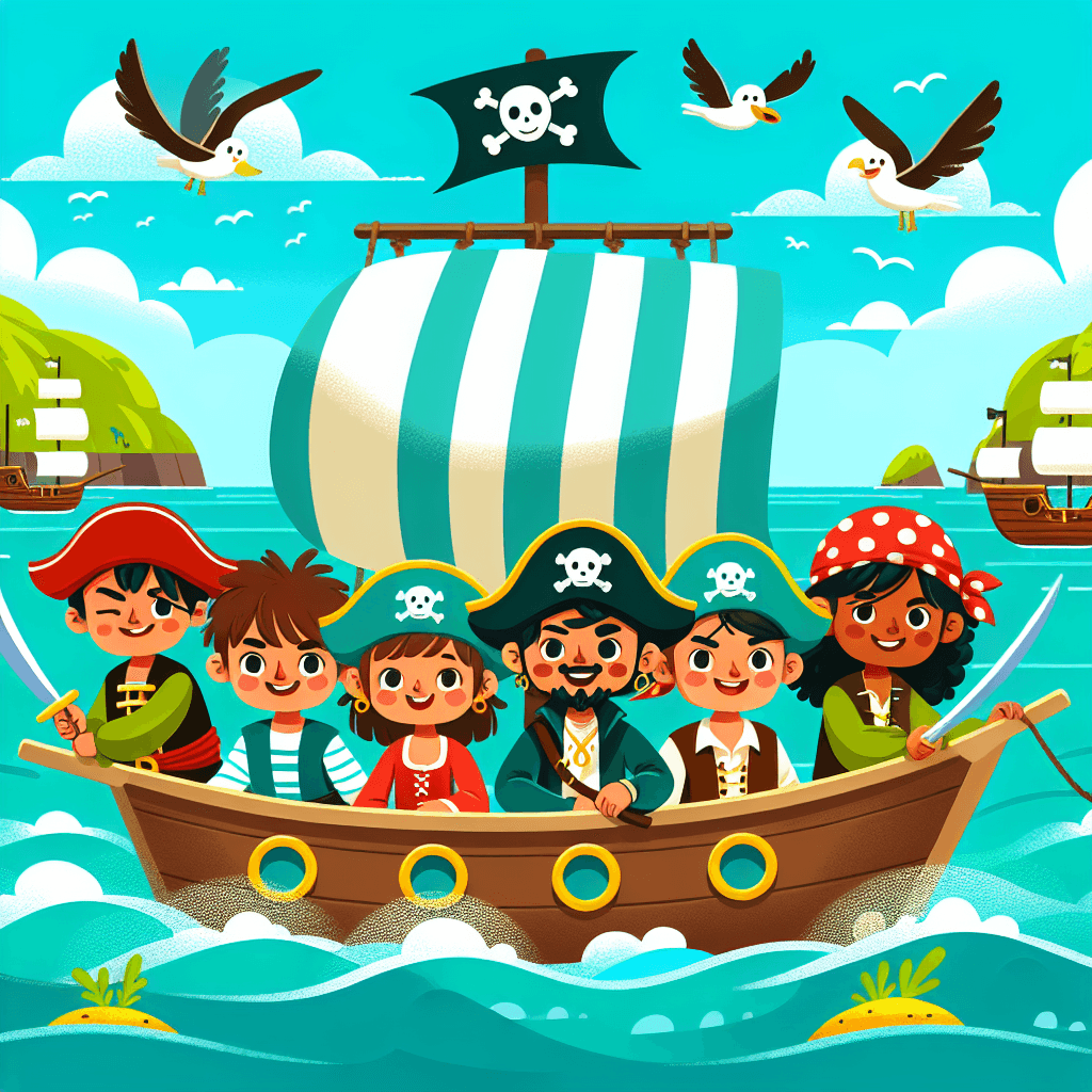 Ocean Adventure Pirates Number Painting