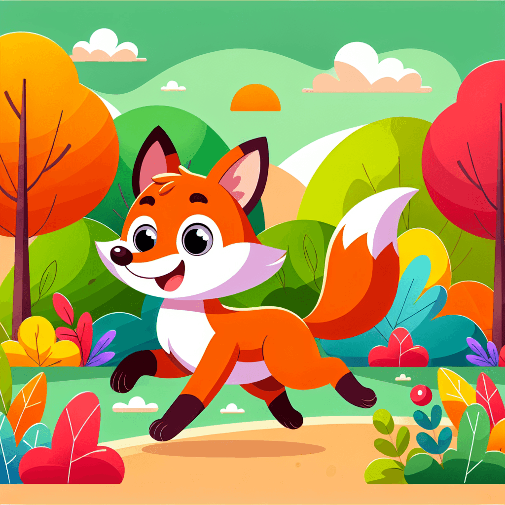 Mischievous Fox Tales Painting Number Kit