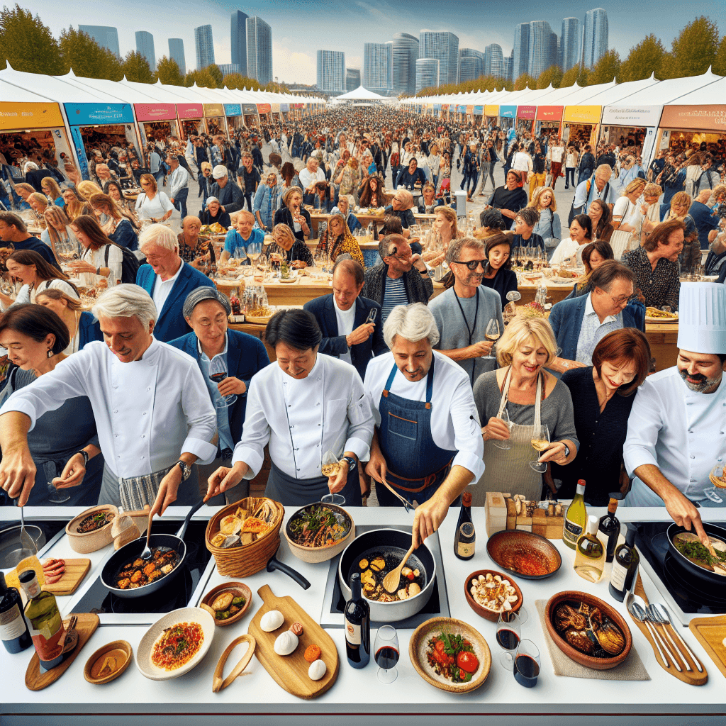 The Melbourne Food And Wine Festival - Australia Painting By Numbers Kit