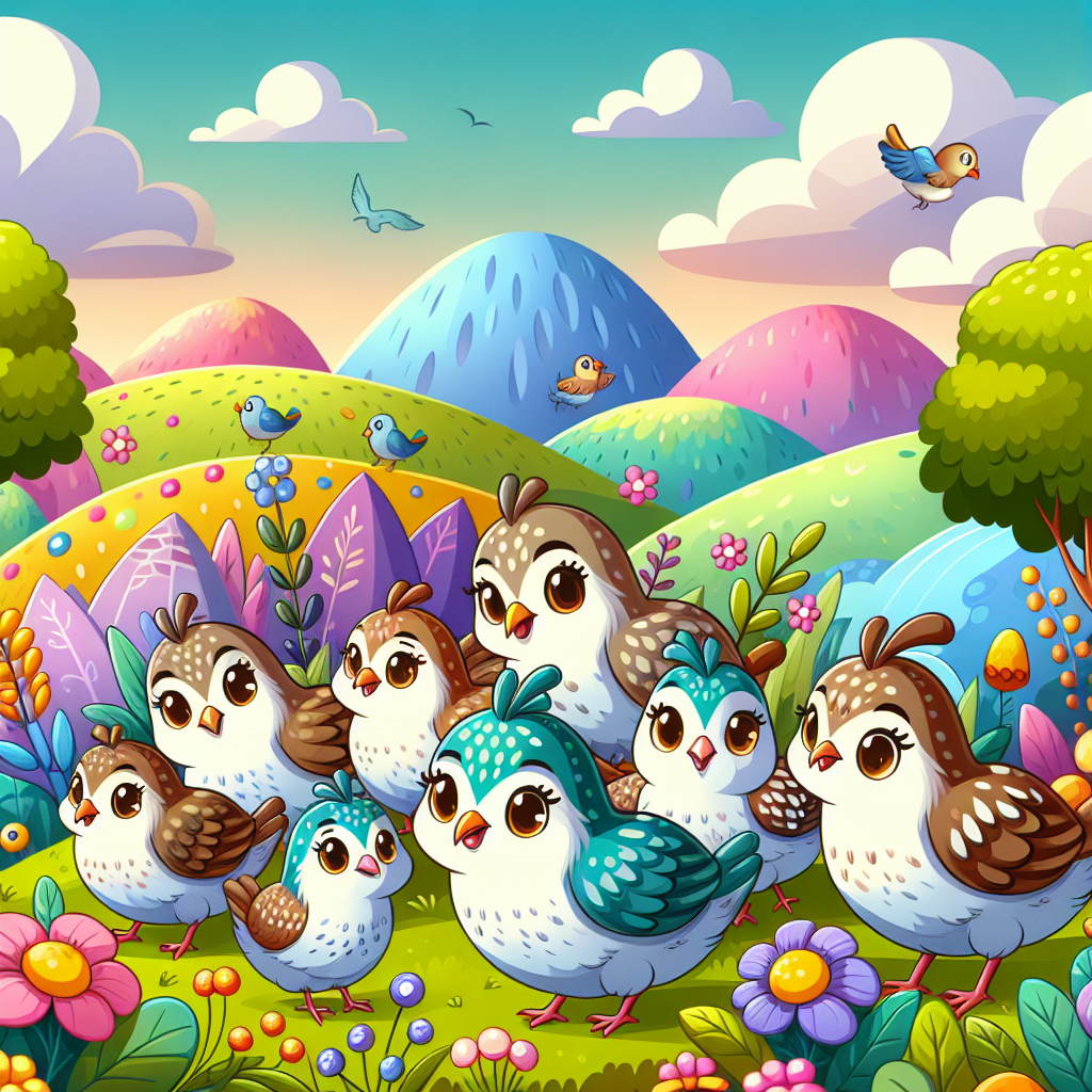 Quirky Quail Quest Paint By Color