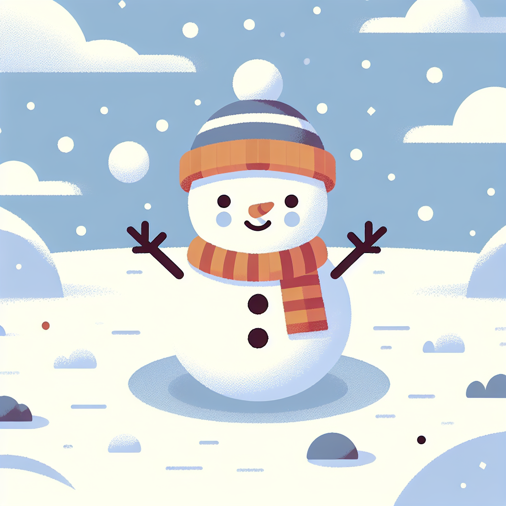 Snowman's Winter Fun Paint By Color