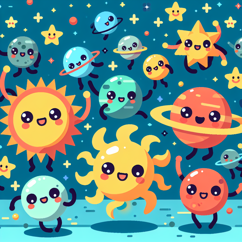 Sunshine In Space Paint By Numbers Art
