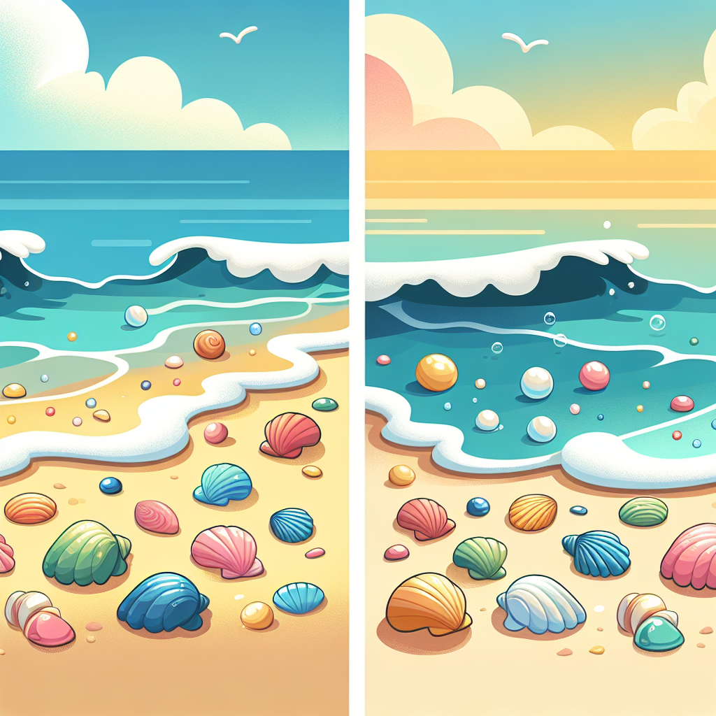 Seashell Beachcombing Paint By Color