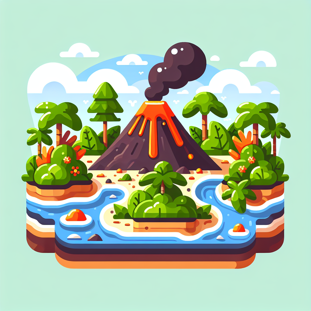 Vibrant Volcano Voyage Painting Number Kit