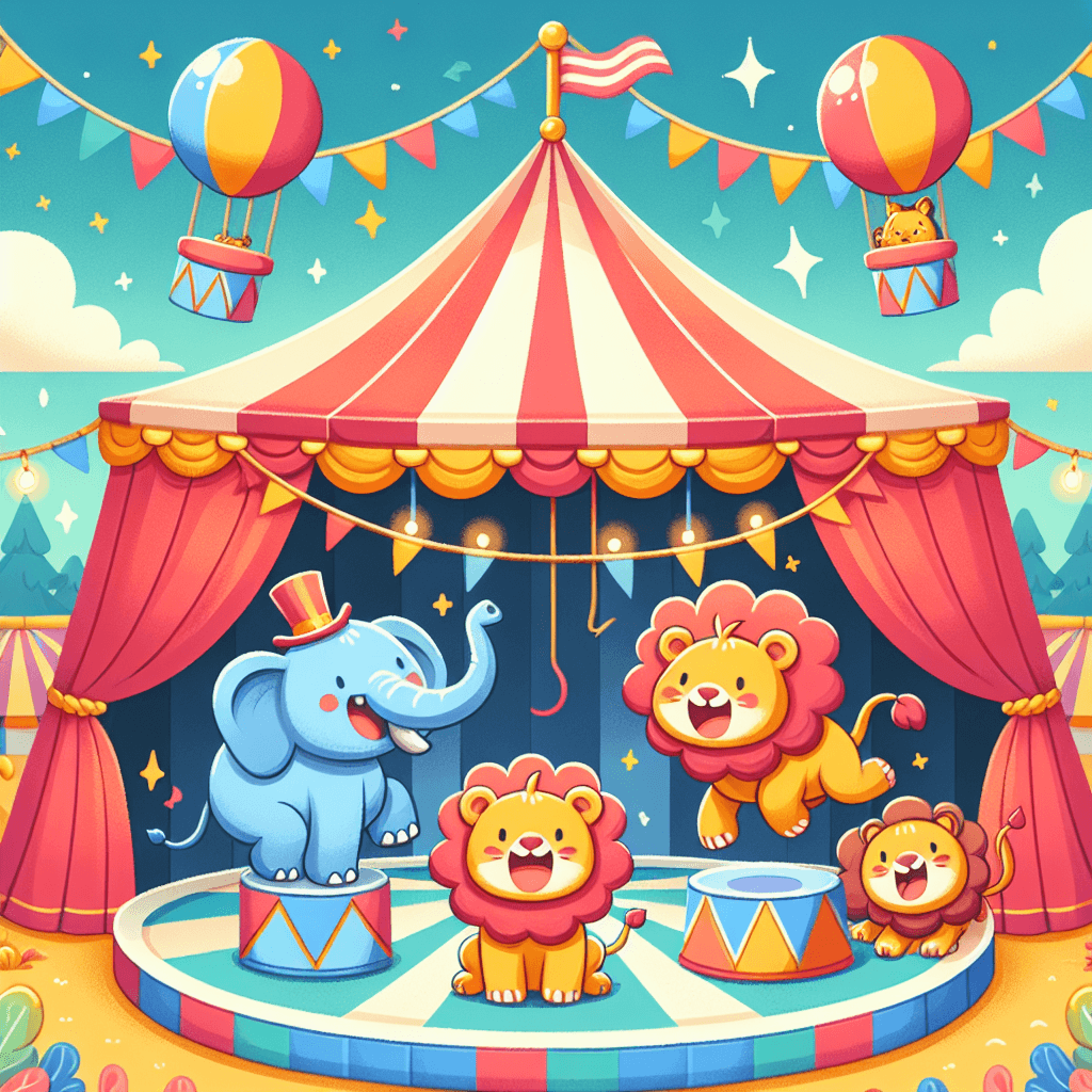 Charming Circus Acts Paint By Numbers