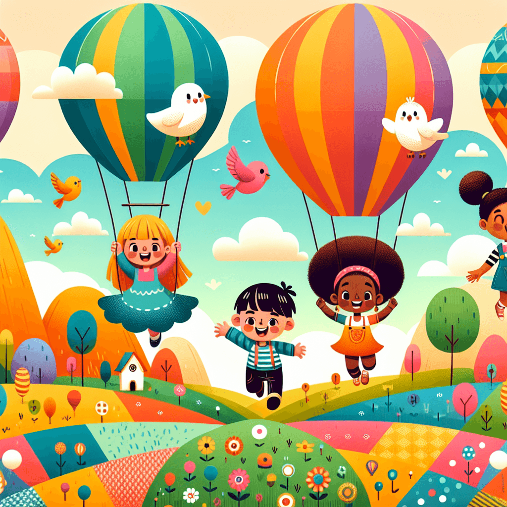 Magical Balloon Voyage Painting Number Kit