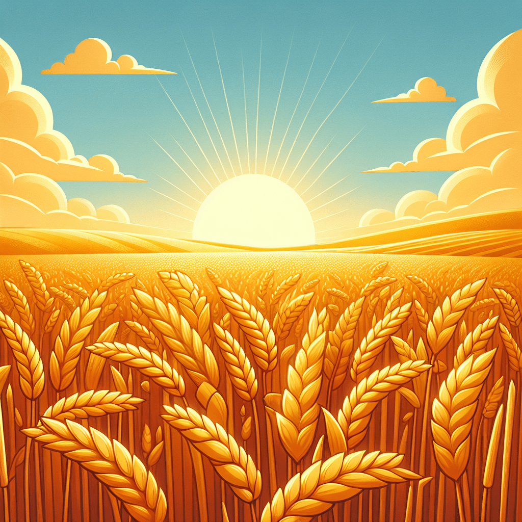 Golden Field Frolic Painting Number Kit