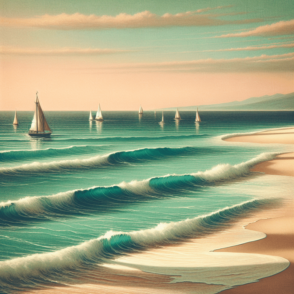 Vintage Coastal Getaway Painting Number Kit