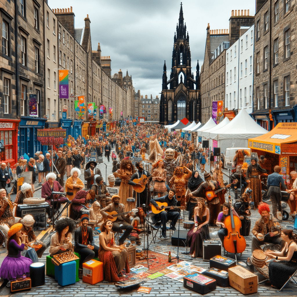 Fringe Festival - Edinburgh, Scotland DIY Paint By Numbers