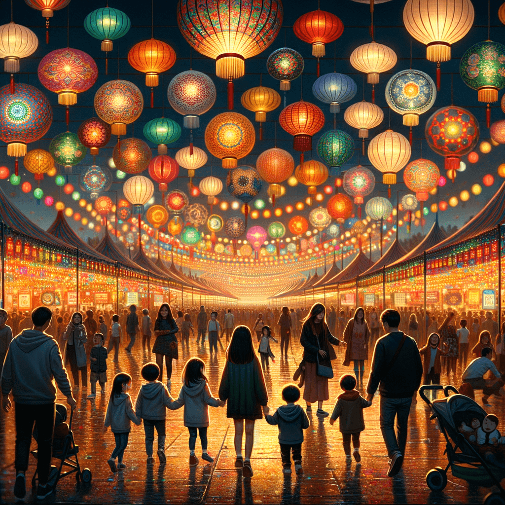 Shenzhen Lantern Festival Paint By Numbers Kits