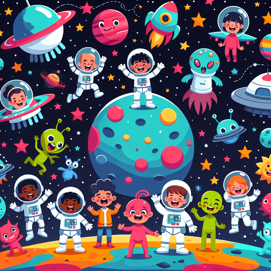 Adventures With Space Explorers Numbered Painting Kits