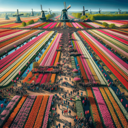 Tulip Festival - The Netherlands Numbered Painting Kits