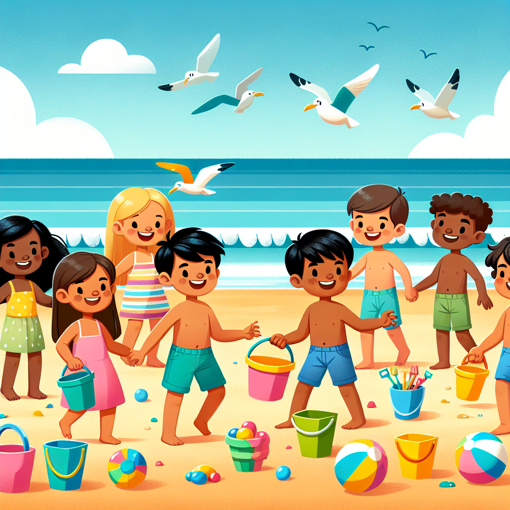 Joyful Beach Bonanza Paint By Numbers Art