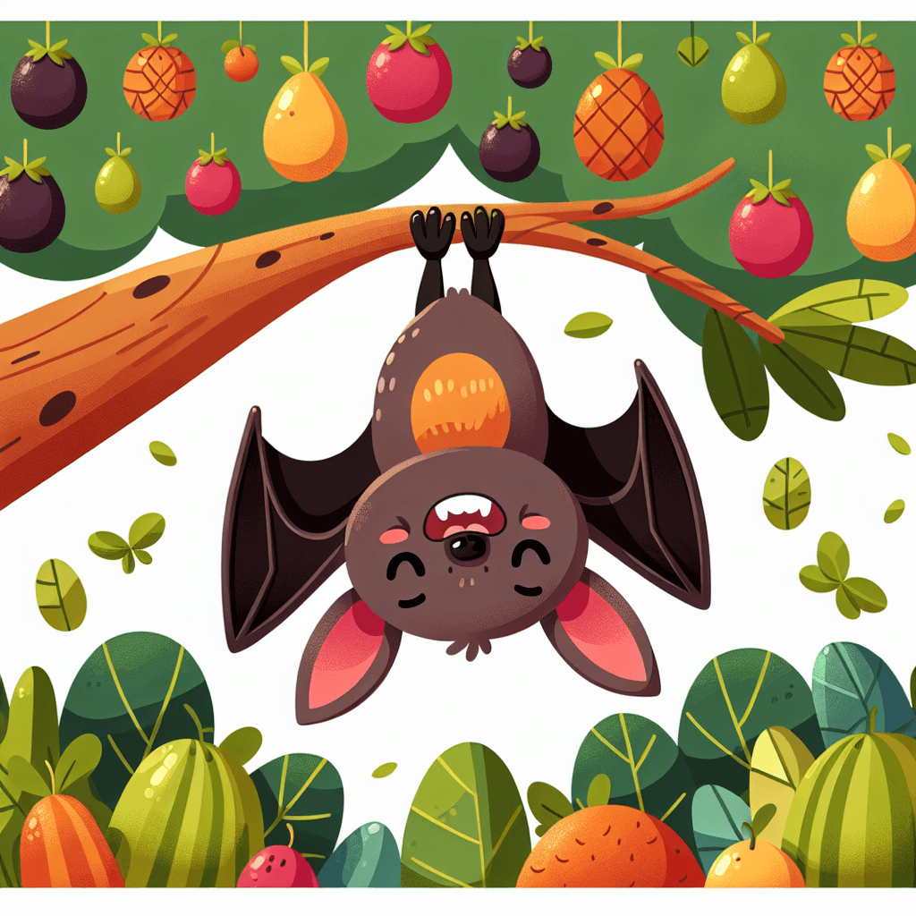 Joyful Fruit Bat Paint By Numbers Kits