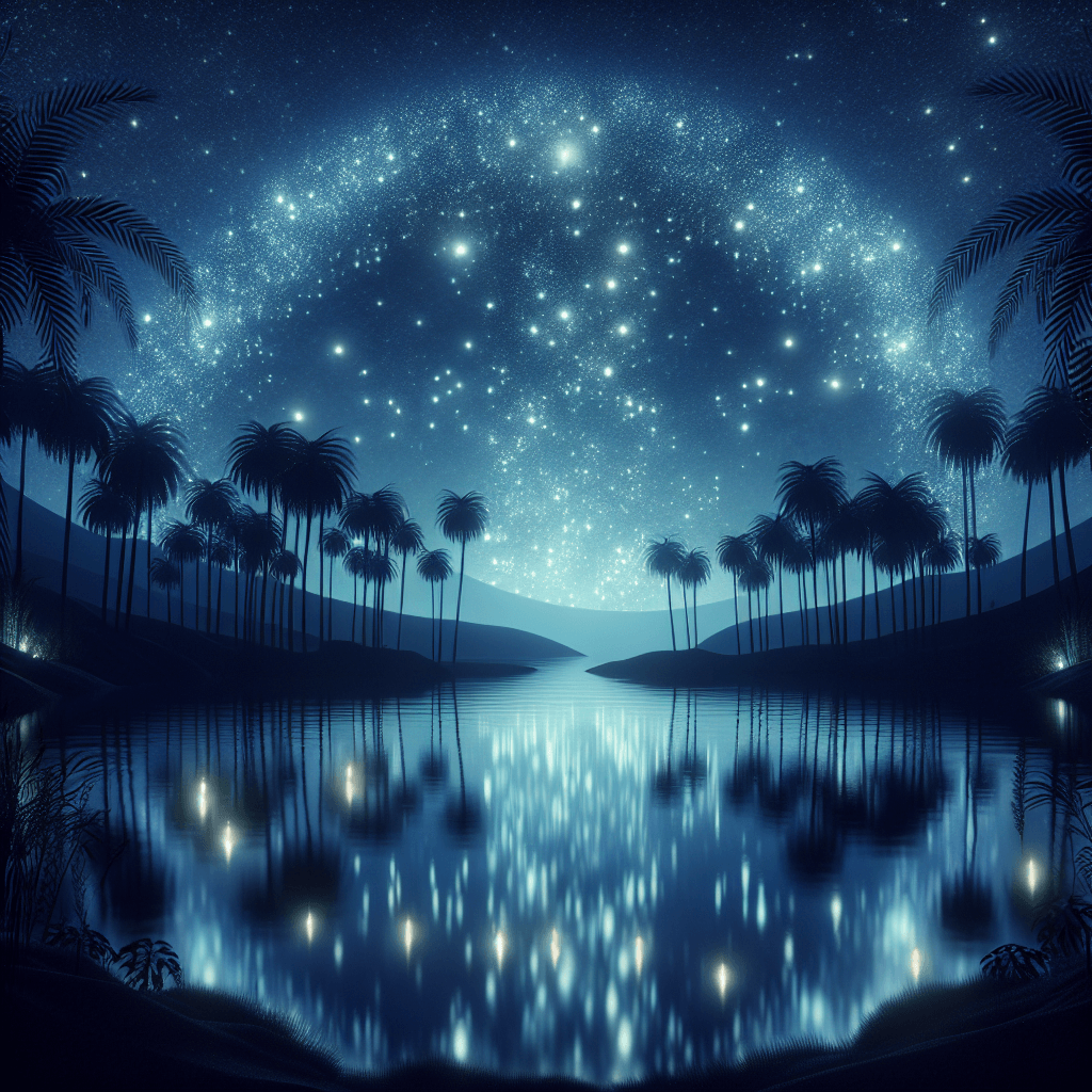 Midnight Oasis Paint By Numbers Kits