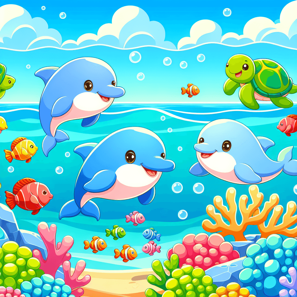 Dreamy Ocean Creatures Paint By Numbers Art