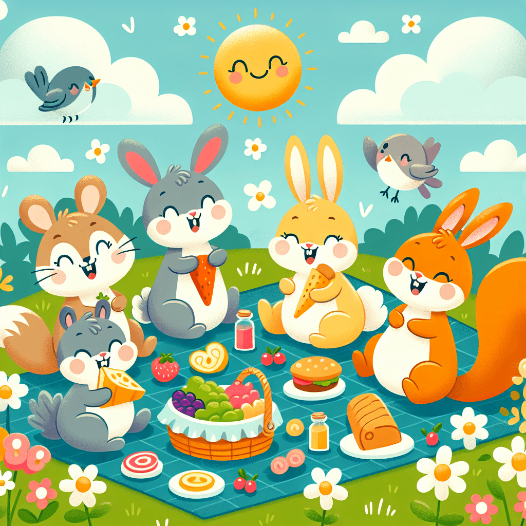 Sunny Picnic Party Painting By Numbers Kit
