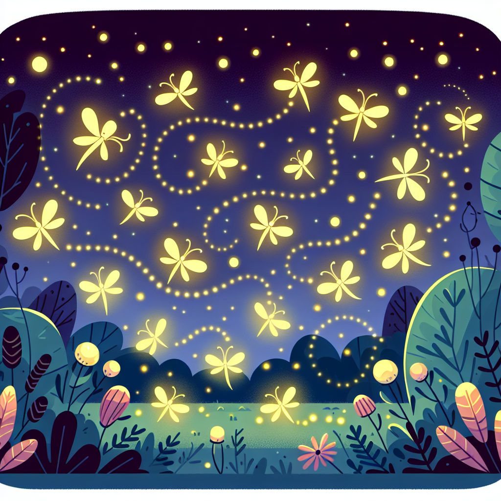 Dazzling Firefly Festival Numbered Painting Kits