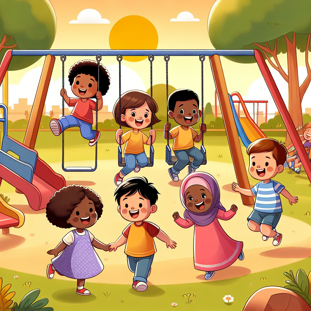 Adventure At The Playground DIY Paint By Numbers