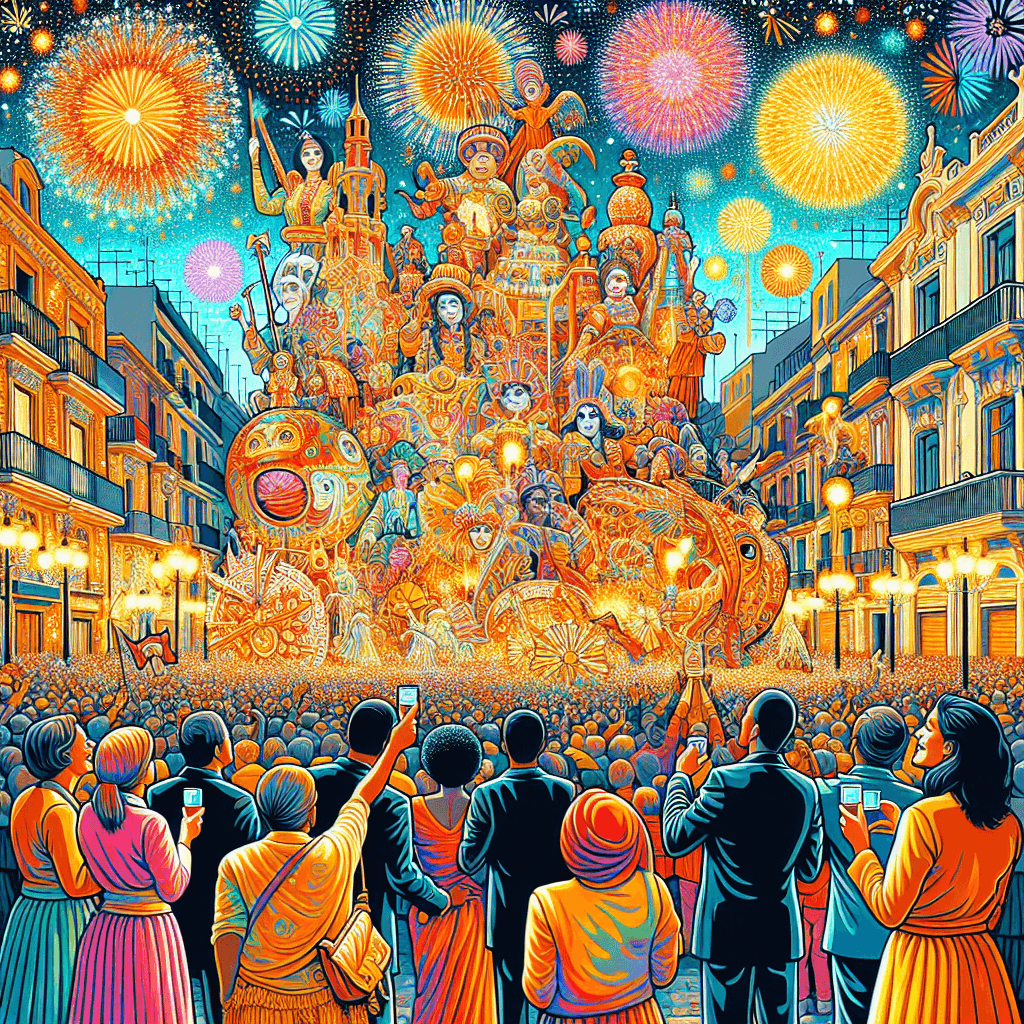 Valencia Fallas - Spain Painting By Numbers Kit