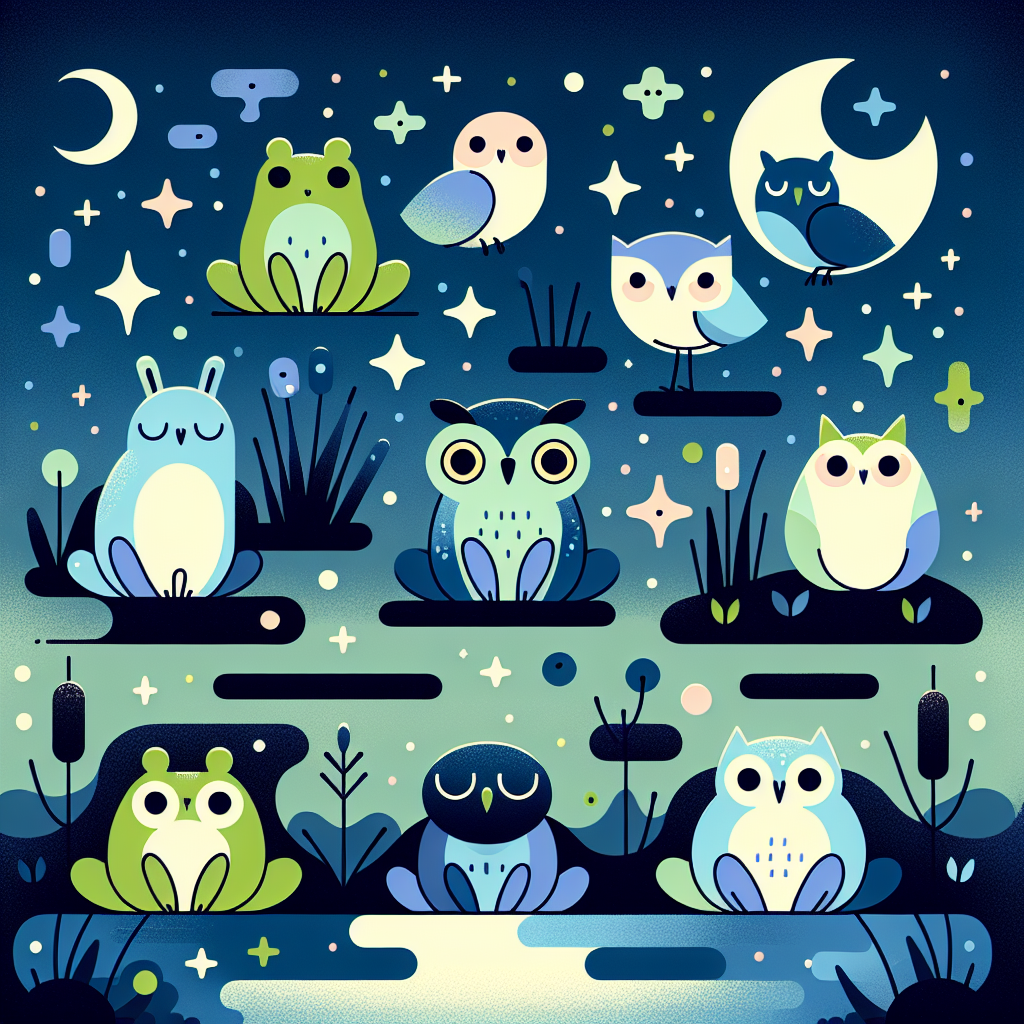 Moonlit Magic Marsh Paint By Color