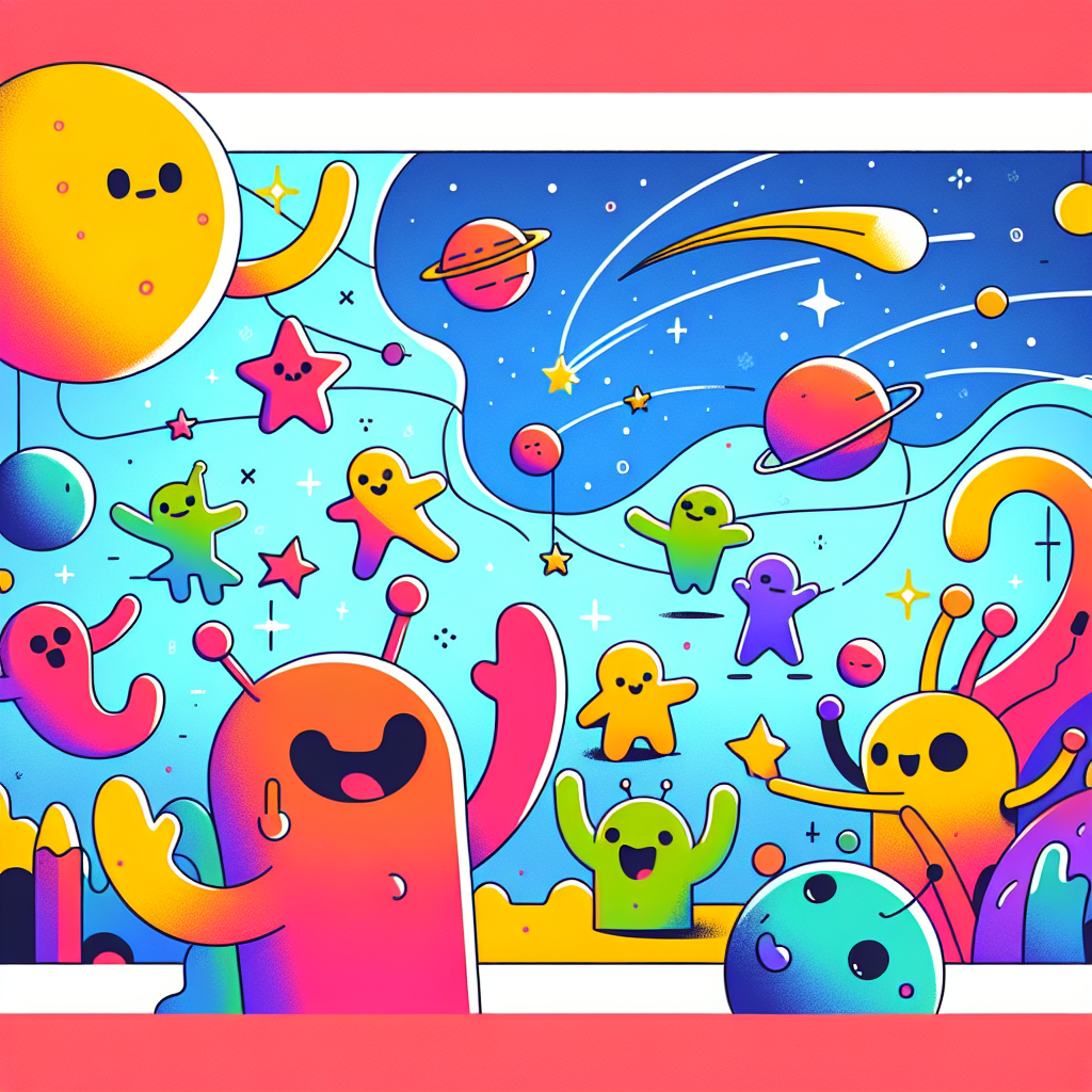 Silly Aliens Numbered Painting Kits