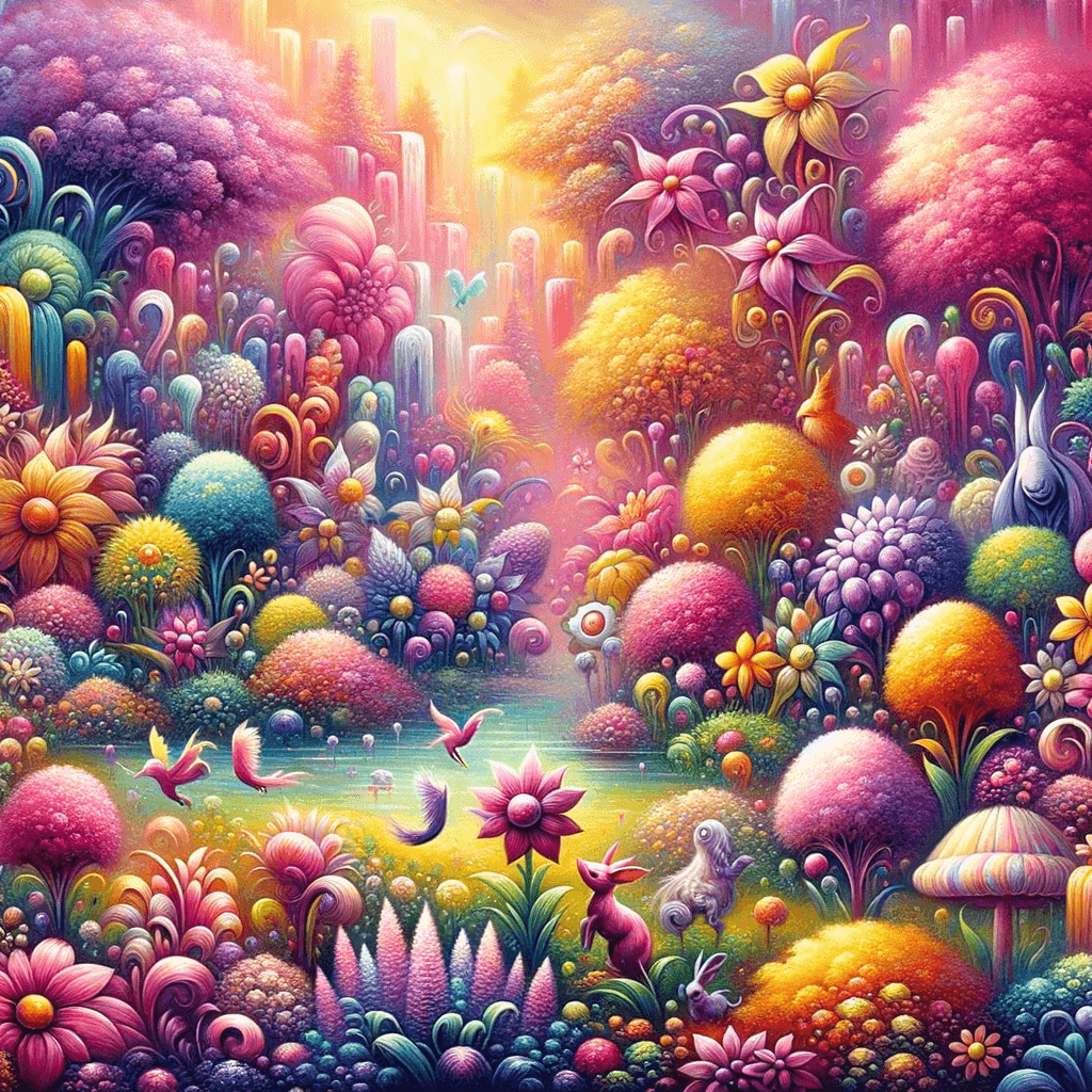 Fantasy Garden Escape Paint By Numbers Art