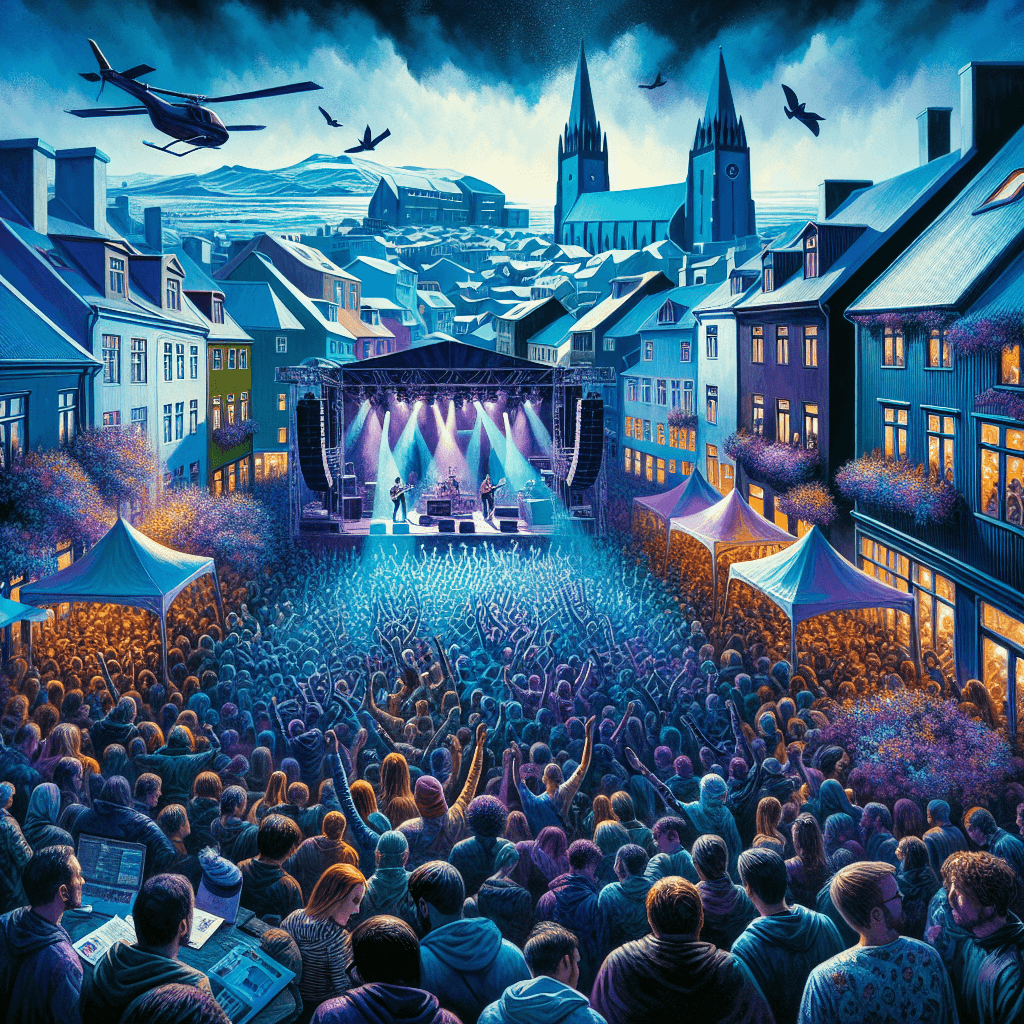 Iceland Airwaves - Reykjavik, Iceland Paint By Number