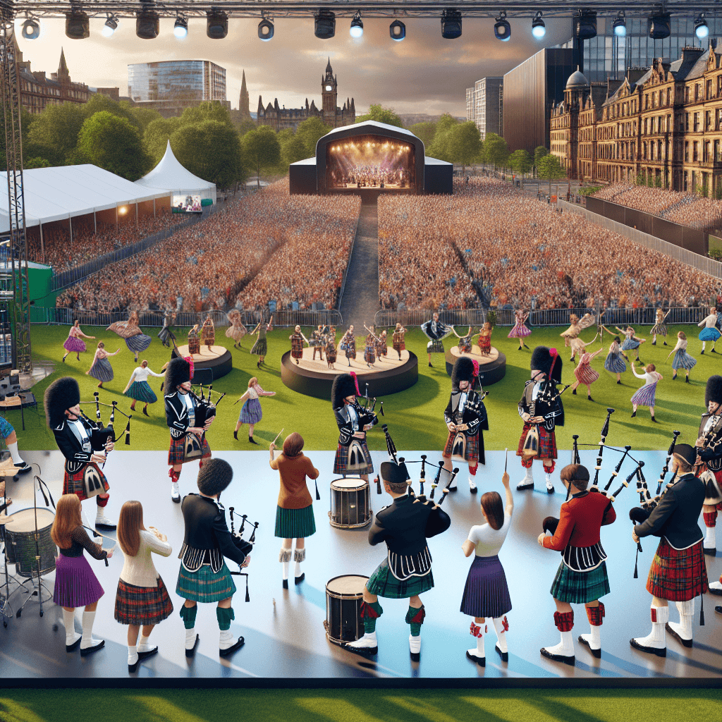 World Pipe Band Championships - Glasgow Painting Number Kit