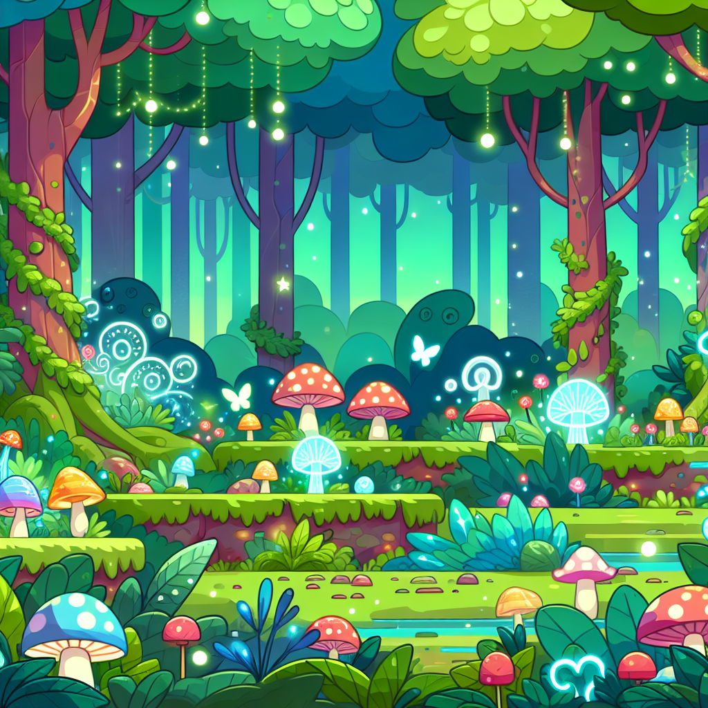 Magical Forest Treasures Paint By Numbers