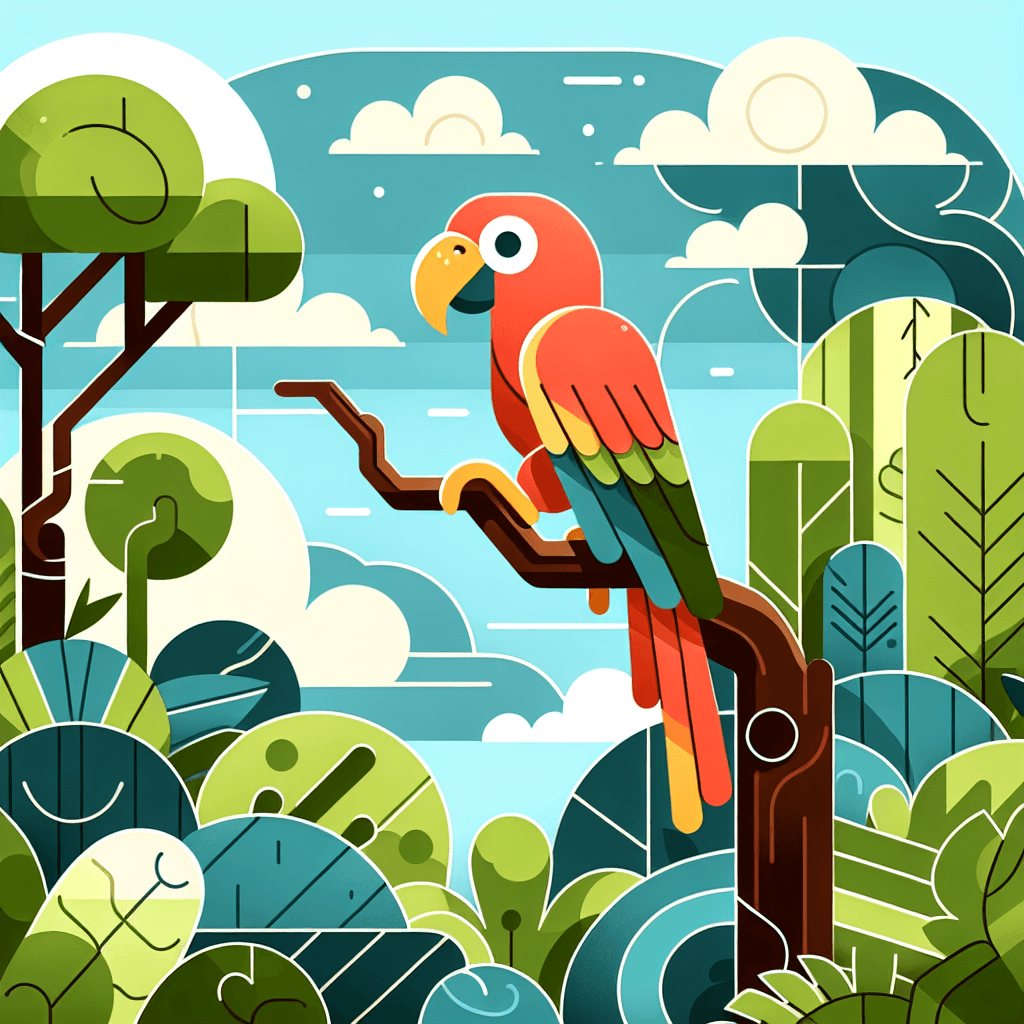 Tropical Safari Paint By Color