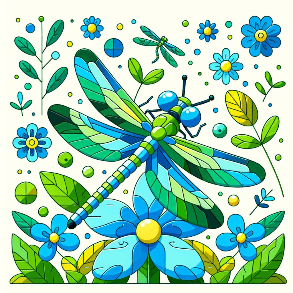 Dashing Dragonfly Paint By Numbers Art