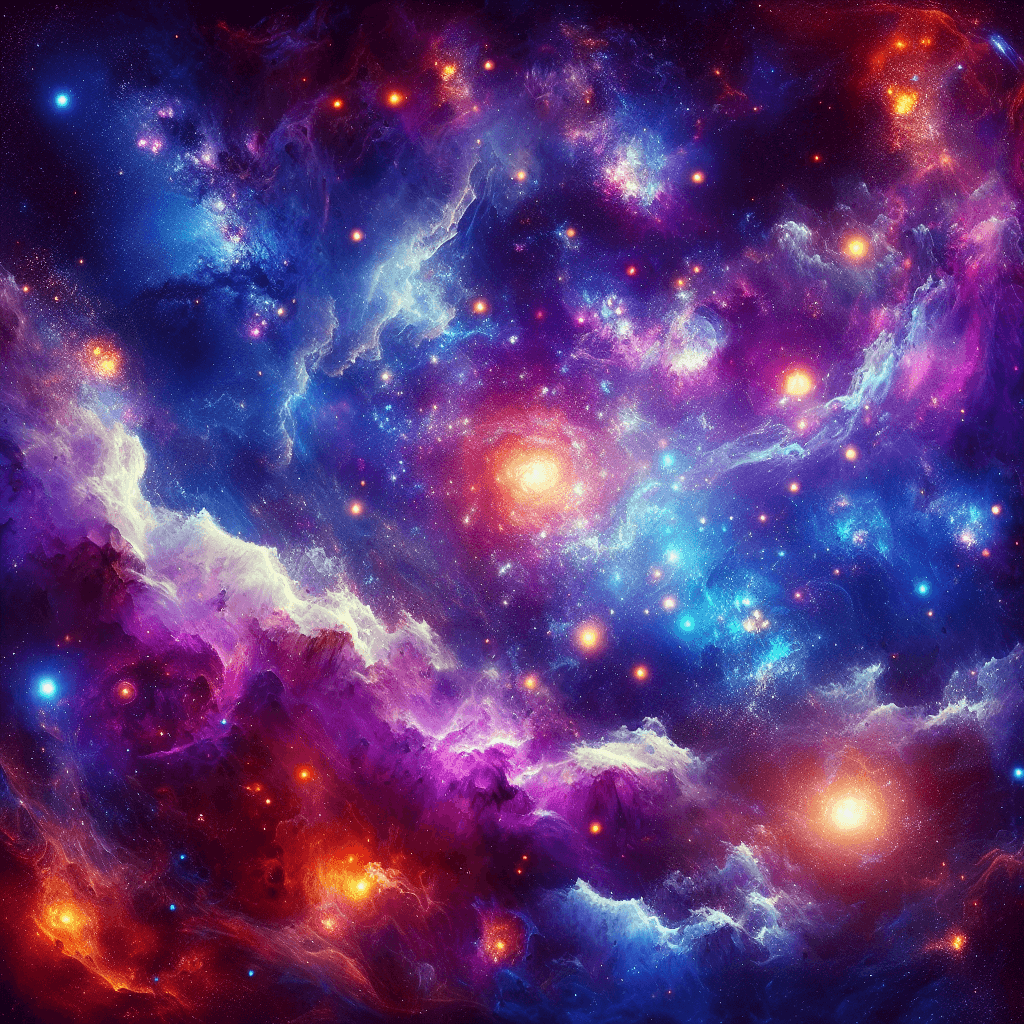Galactic Wonderworld Paint By Numbers Art