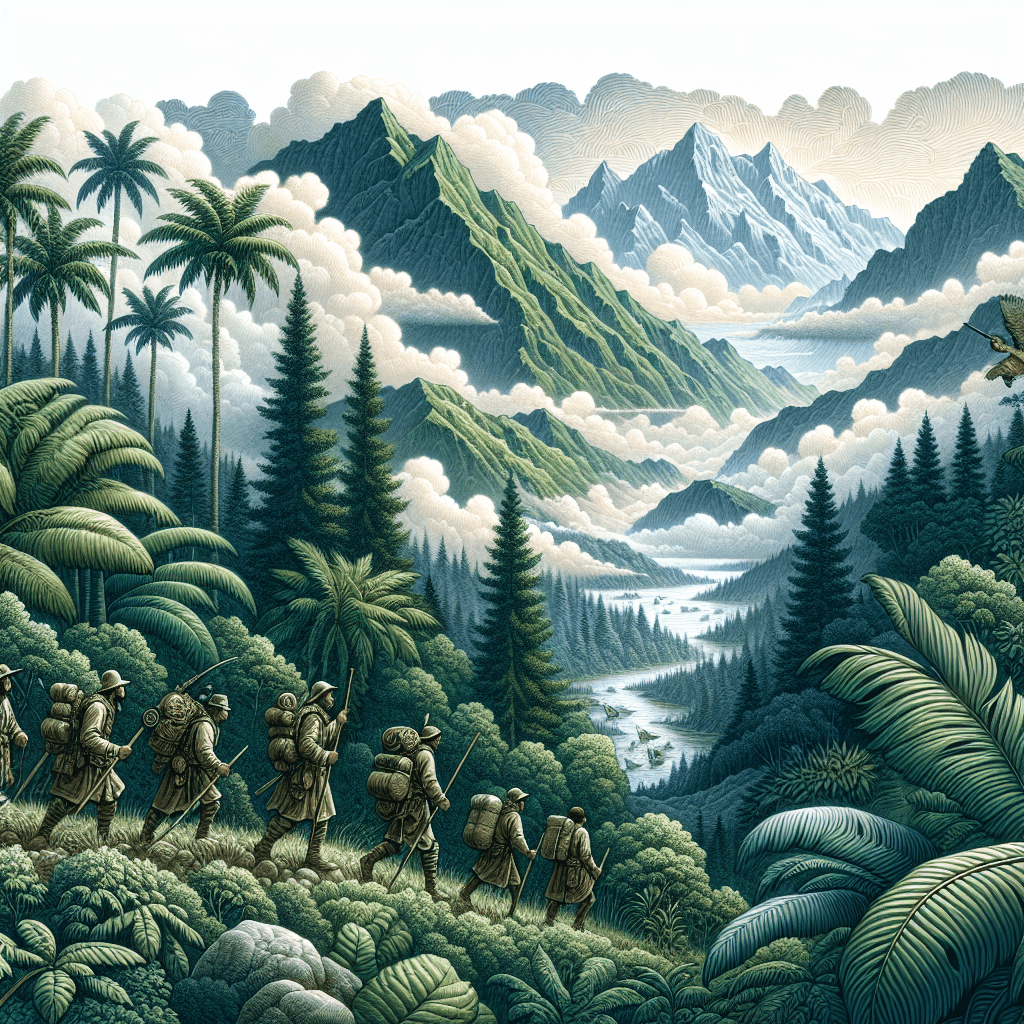 Wilderness Adventure Trek Paint By Numbers Art