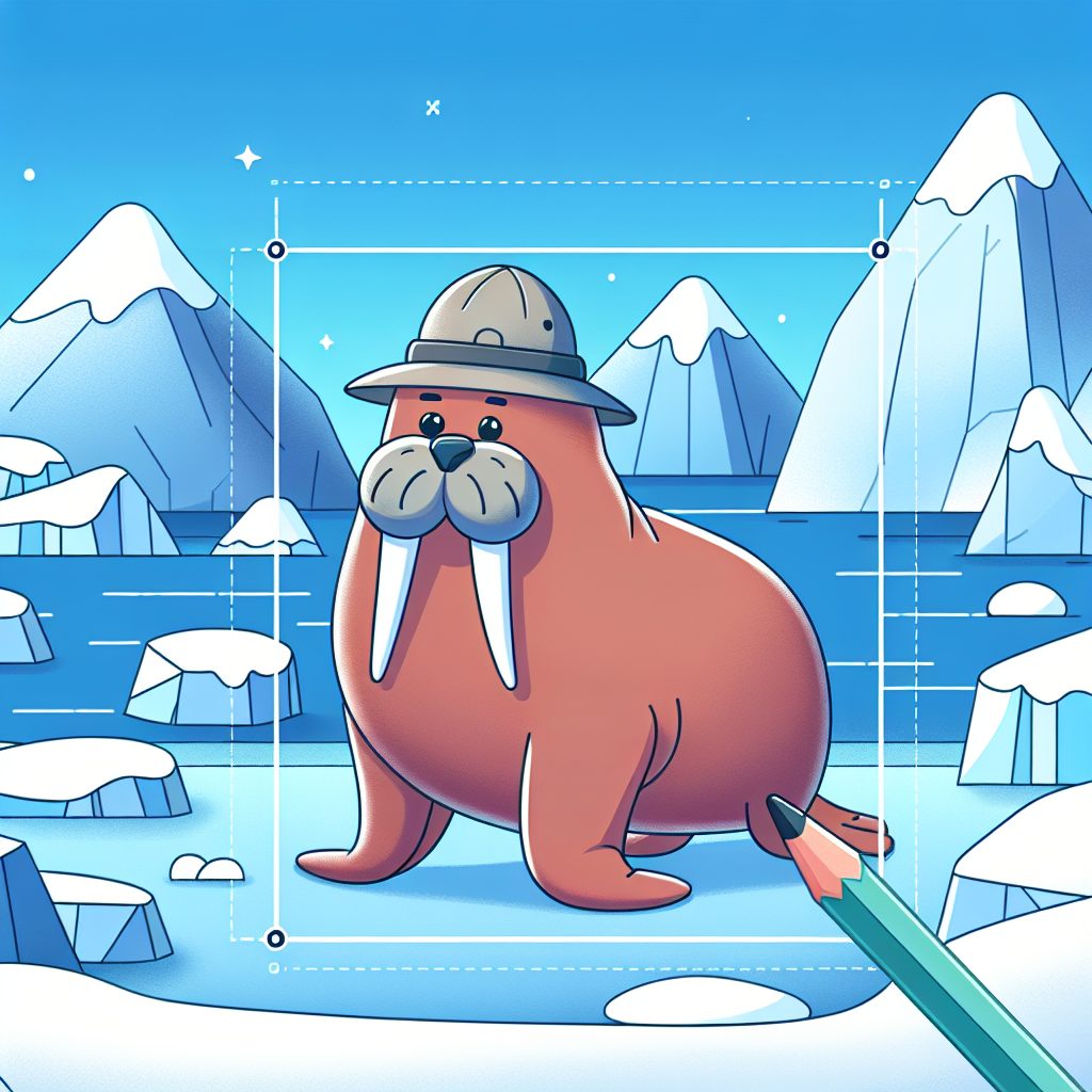 Glacier Explorer Walrus Paint By Color