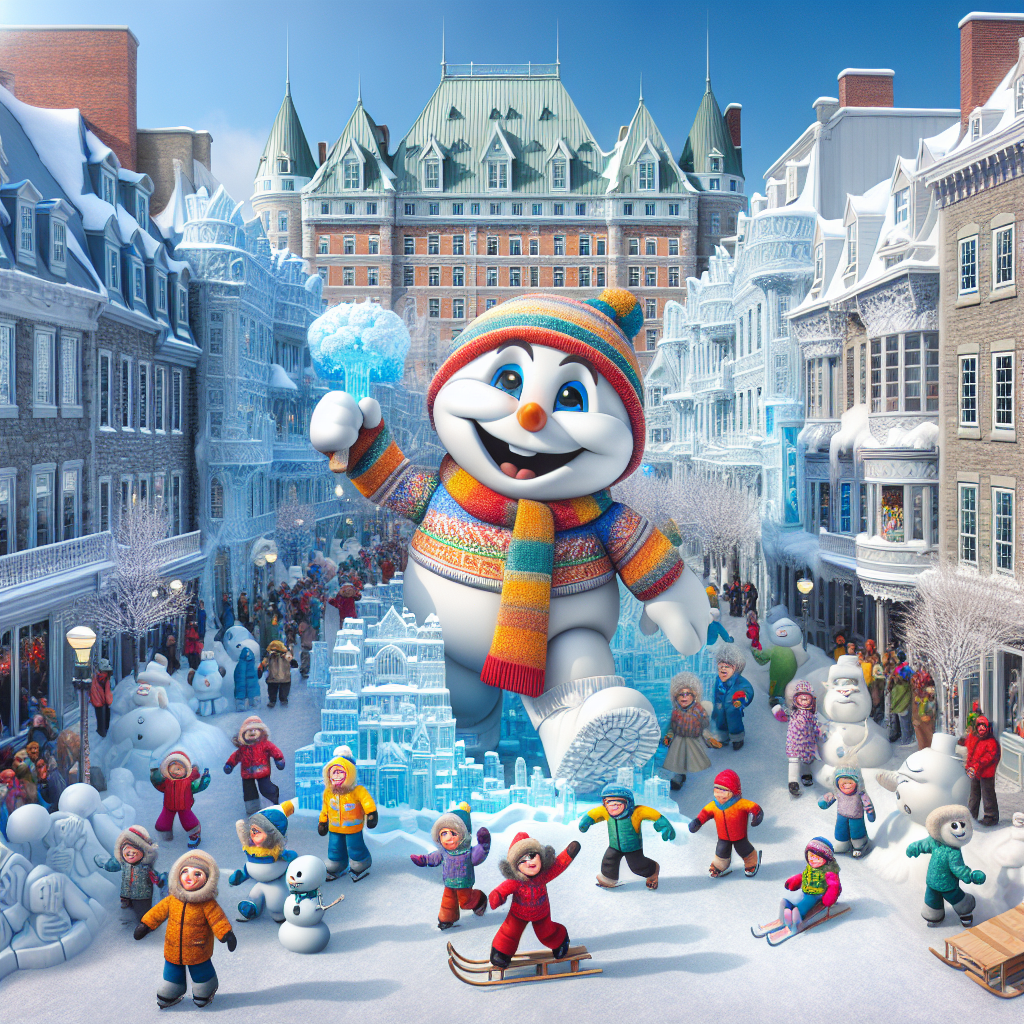 Winter Carnival - Québec, Canada Paint By Numbers Art