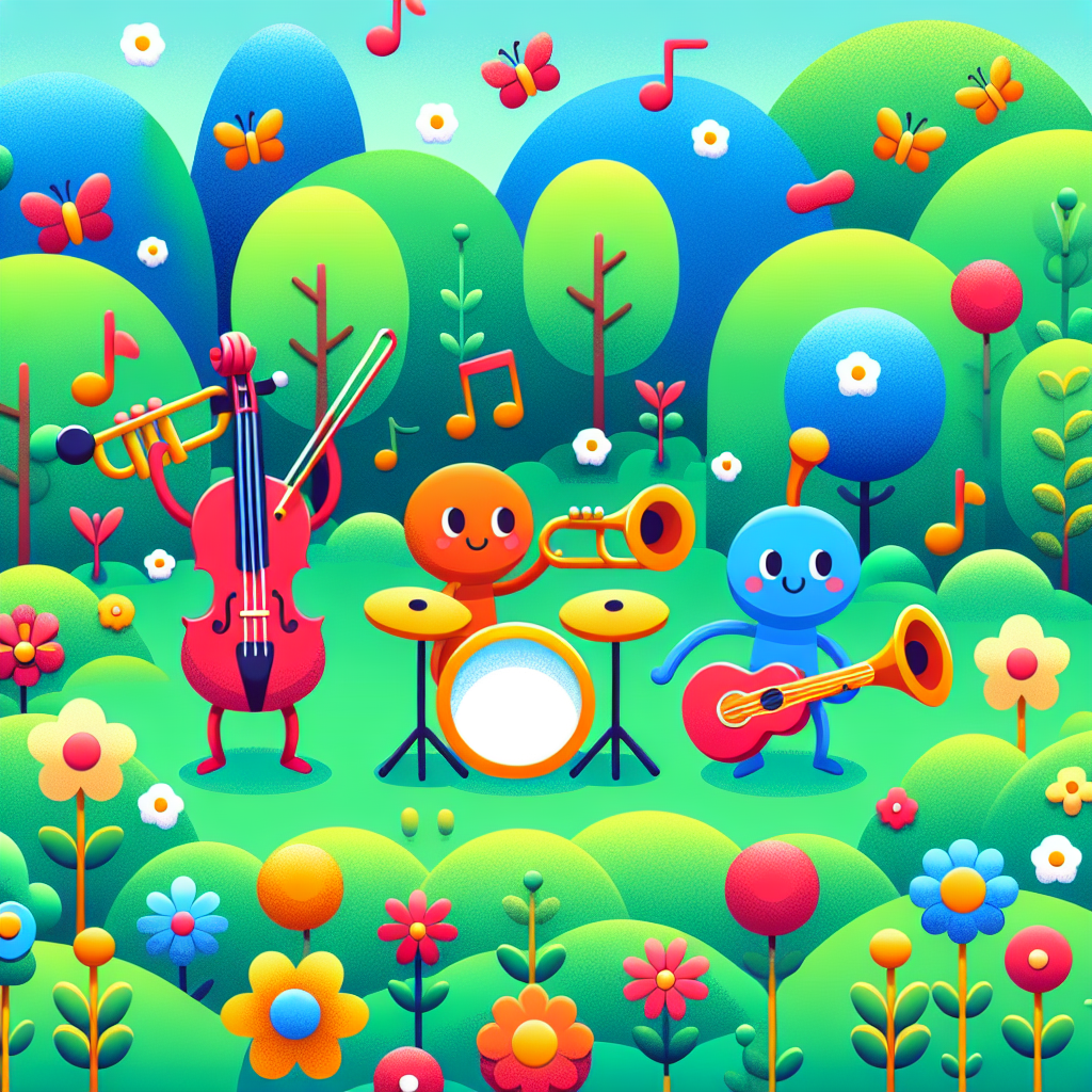 Musical Garden Symphony Paint By Color