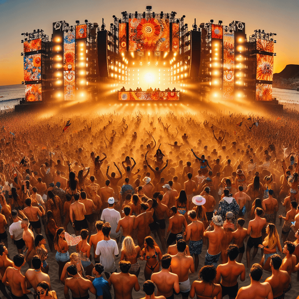 Sunburn Festival - Goa DIY Paint By Numbers