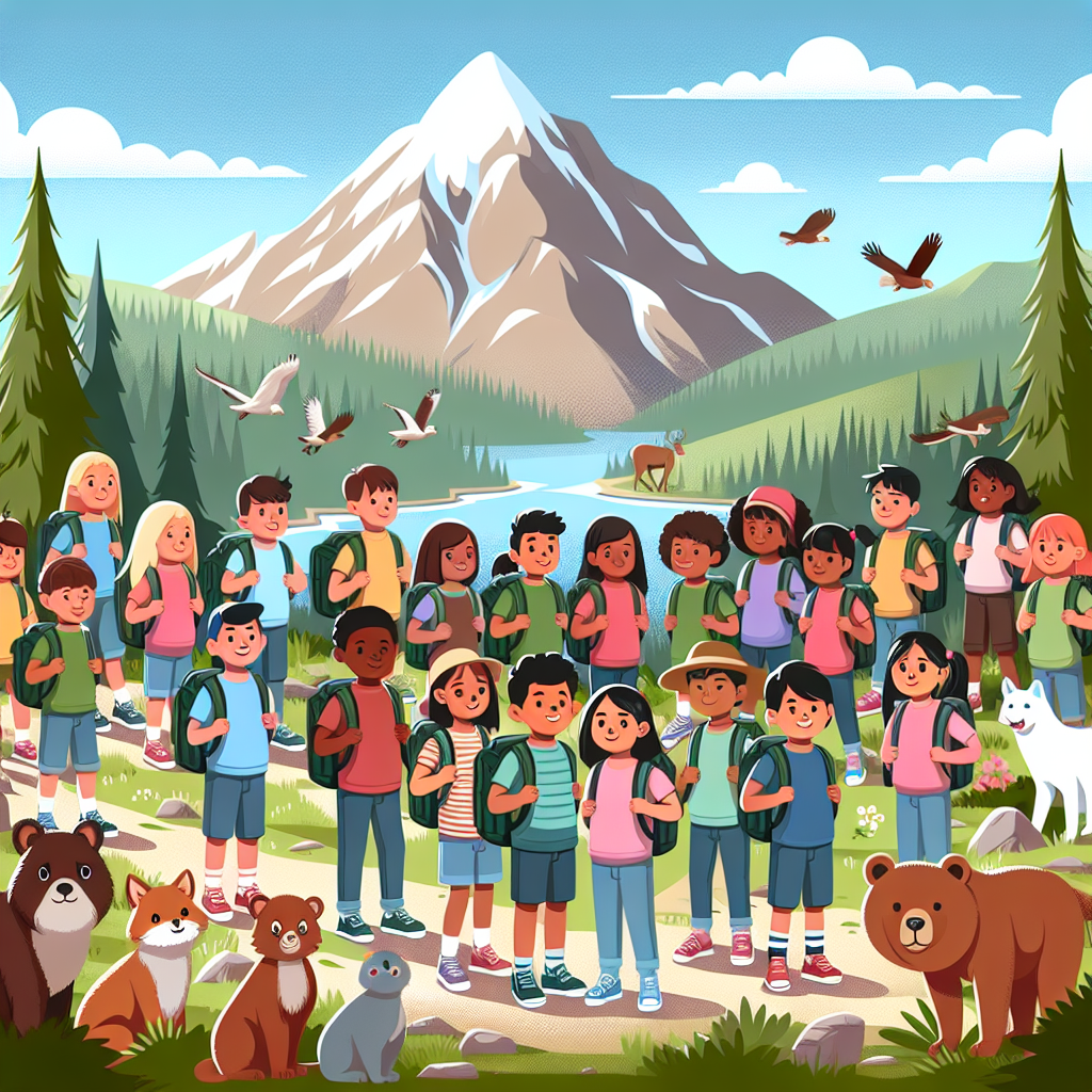Mountain Hiking Expedition Paint By Number