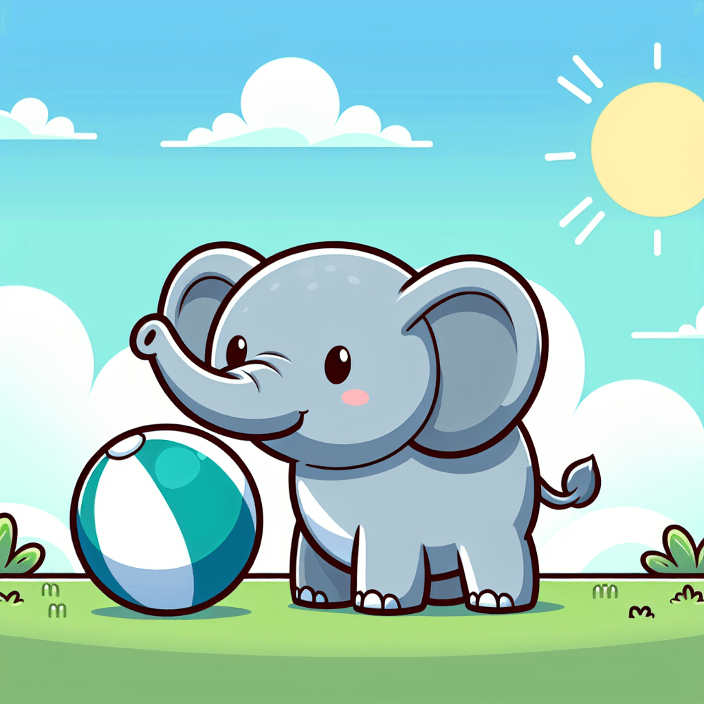 Cute Elephant Painting By Numbers Kit