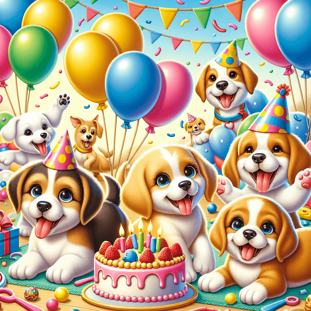 Puppy Party Painting By Numbers Kit