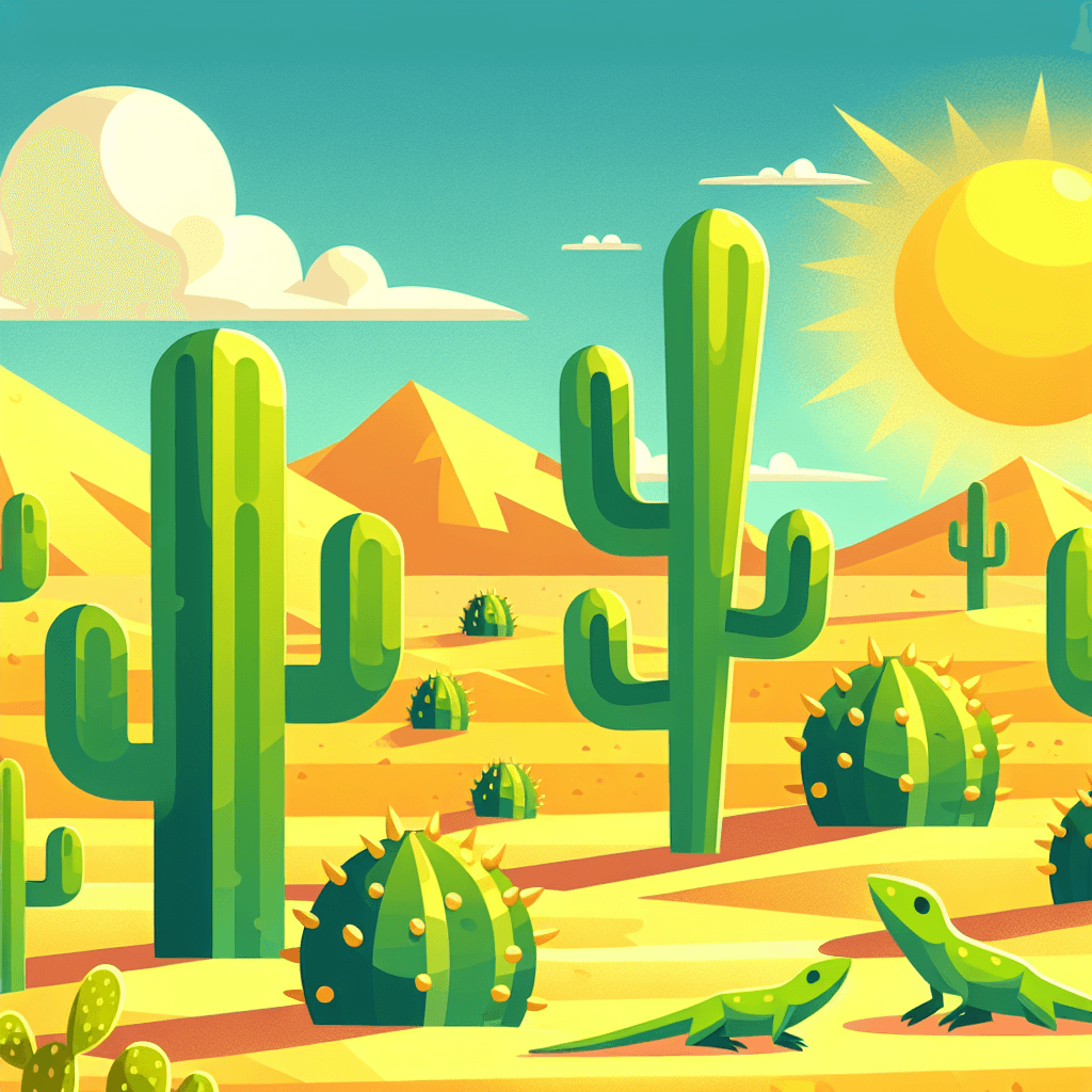 Cactus Kingdom Paint By Number