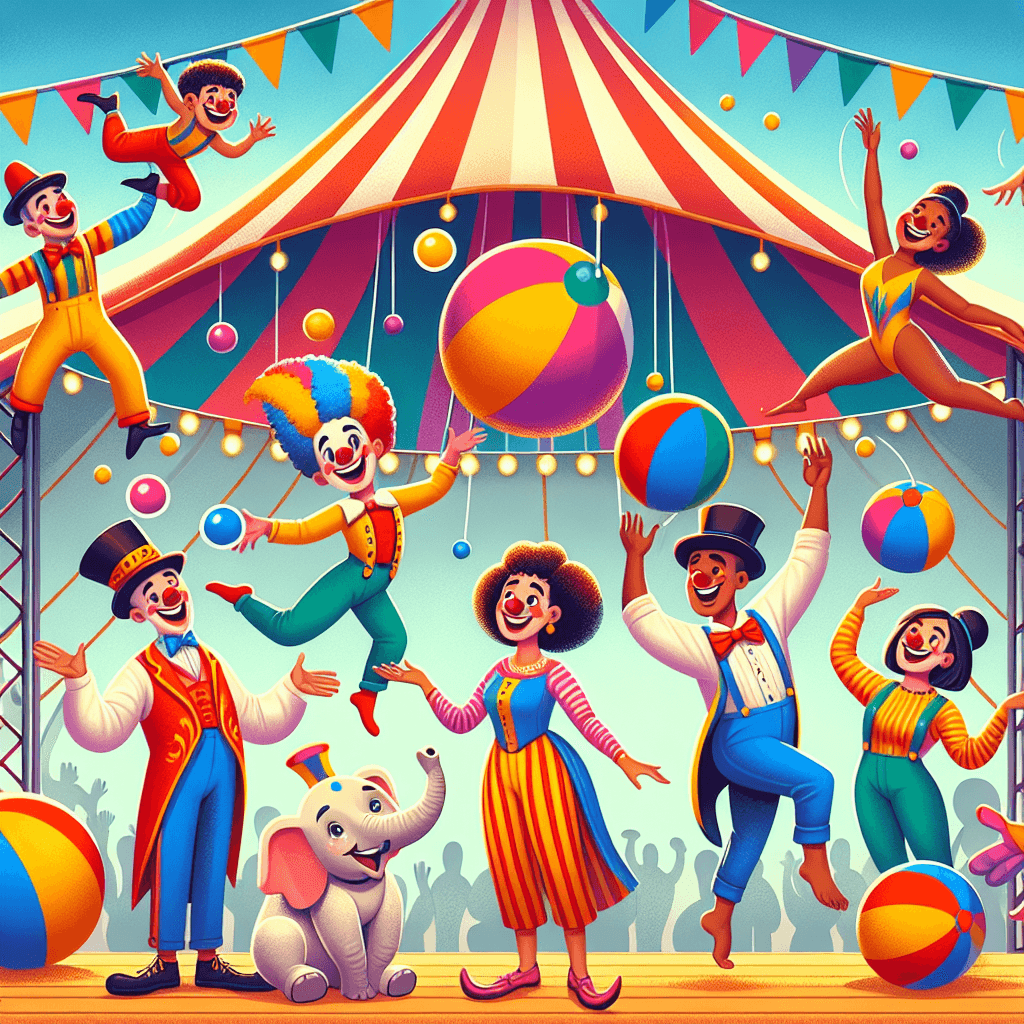 Adventures At The Circus Paint By Color