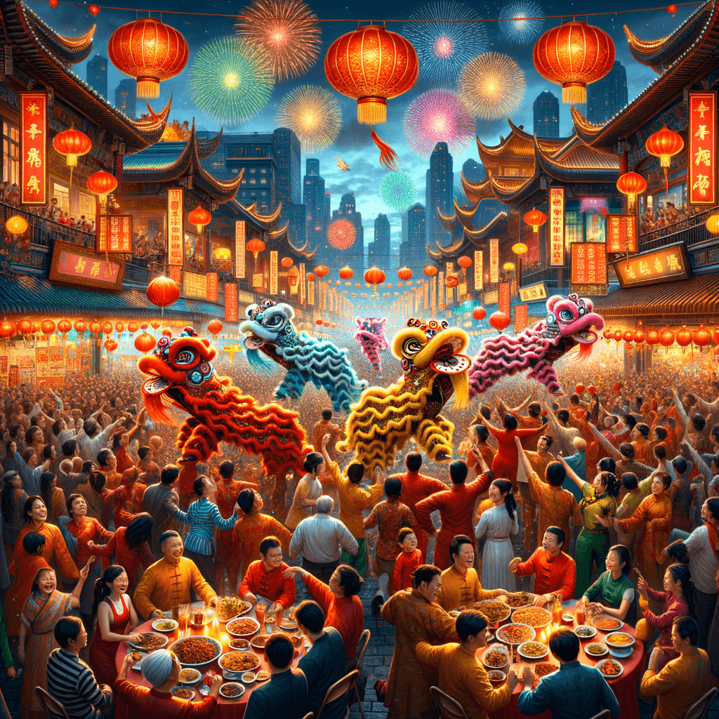 Chinese New Year Festival - China Numbered Painting Kits