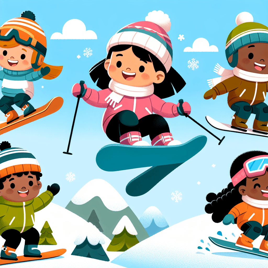 Joyful Winter Sports Painting By Numbers Kit