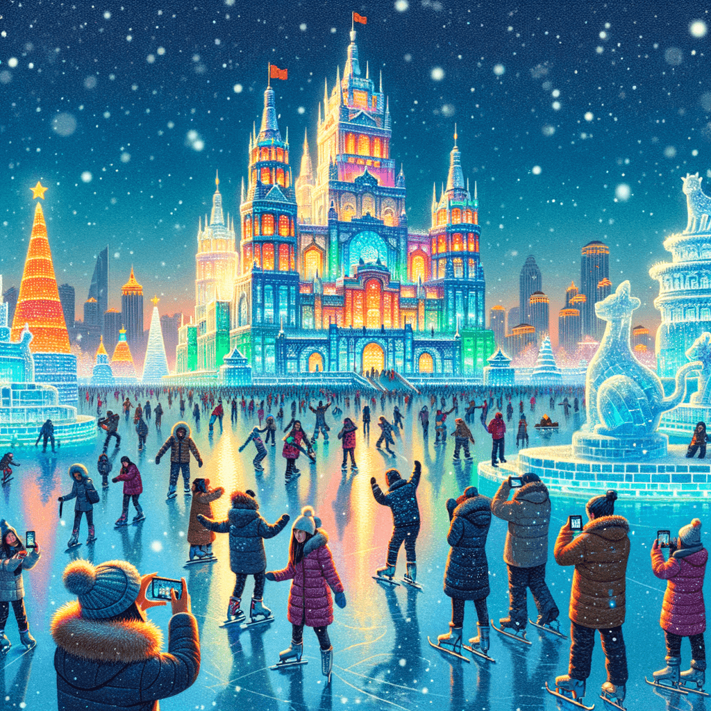Harbin Ice Festival - Harbin, China Paint By Number