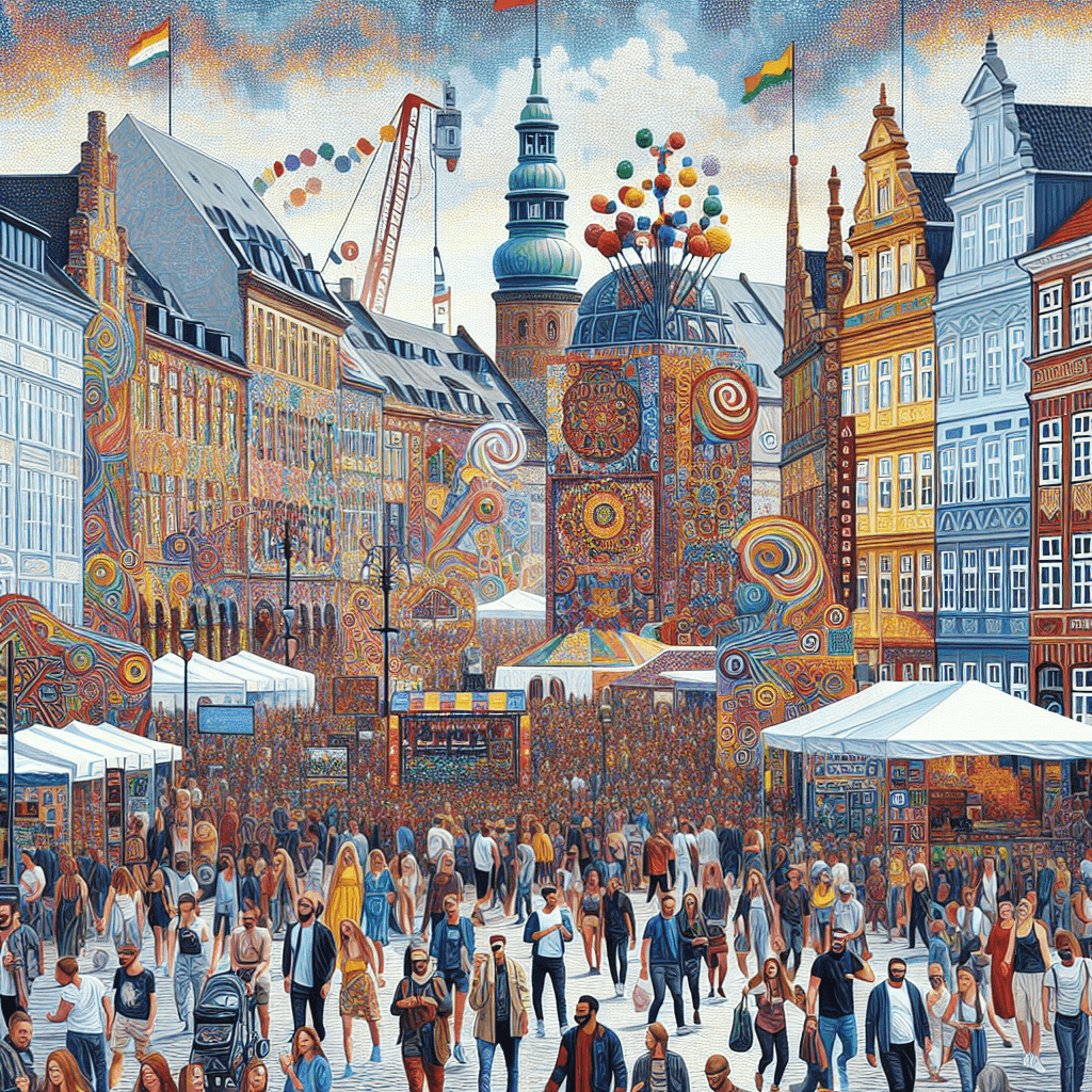 Aarhus Festuge - Denmark Painting By Numbers Kit