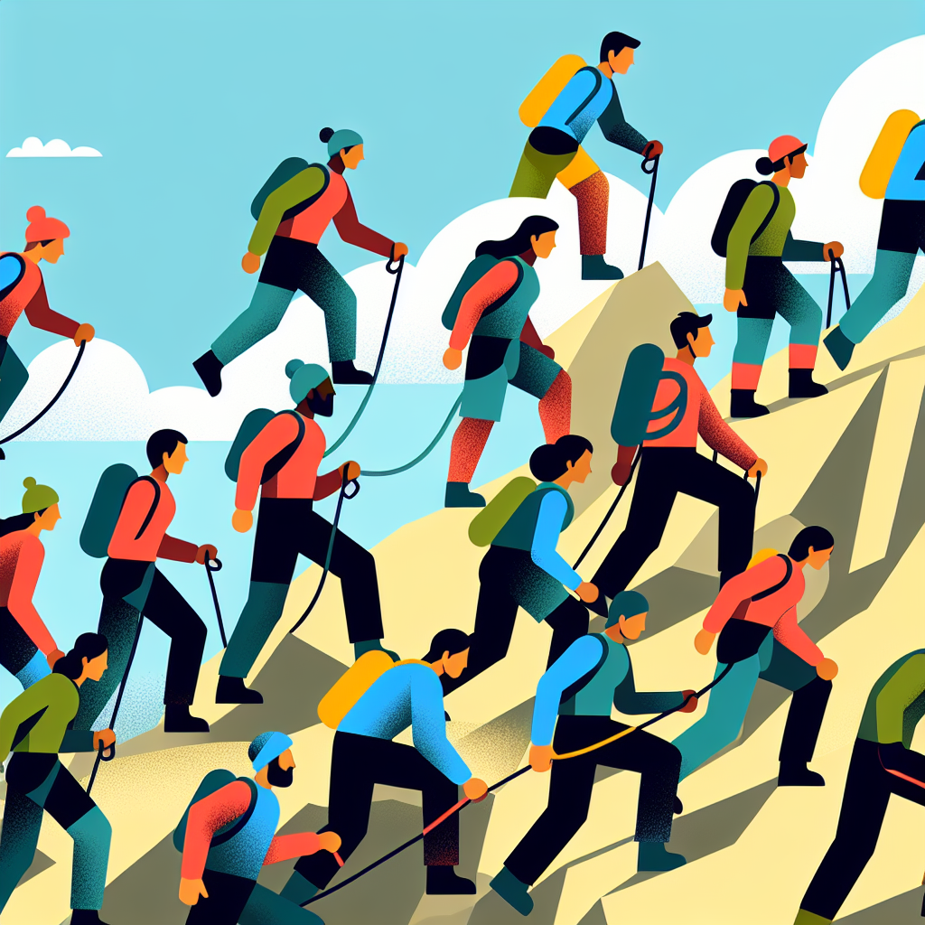 Mountain Climbing Heroes Painting By Numbers Kit