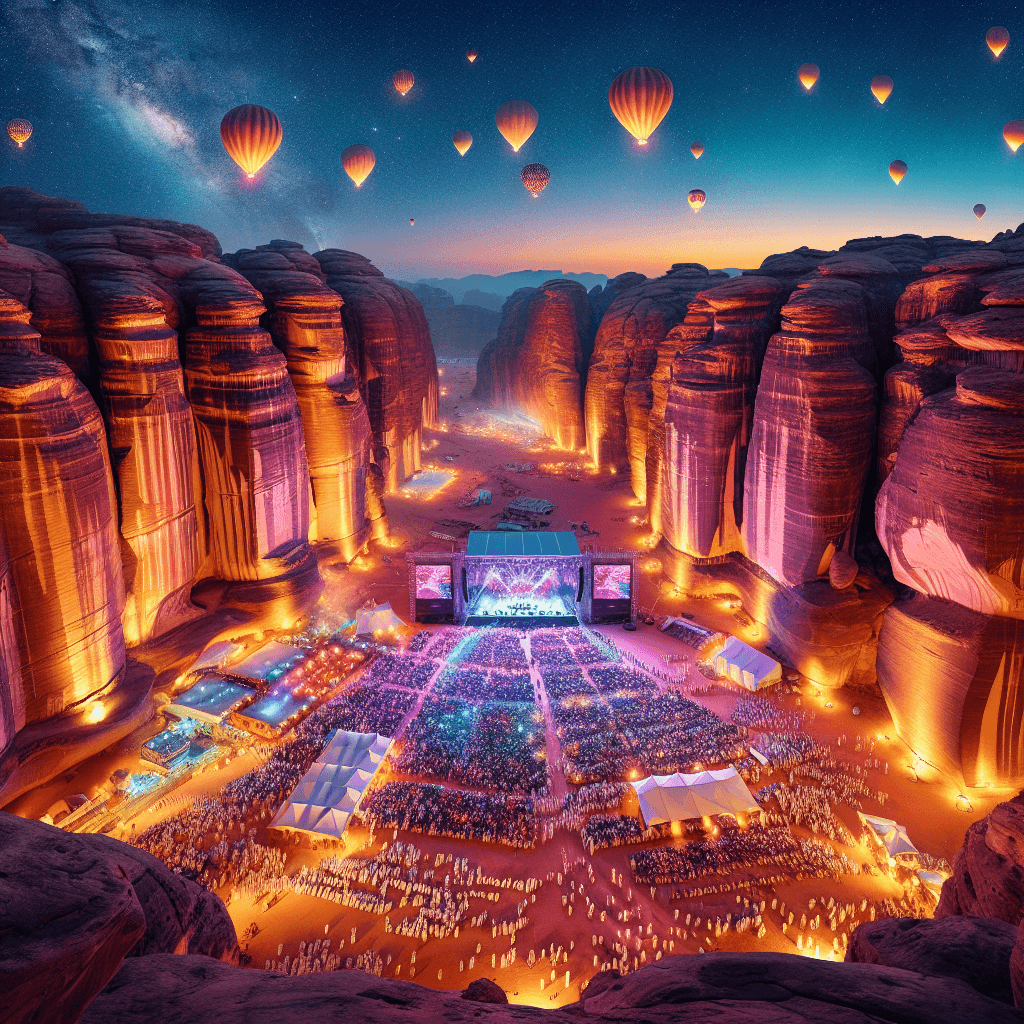 Al Ula Winter At Tantora Festival - Saudi Arabia DIY Paint By Numbers